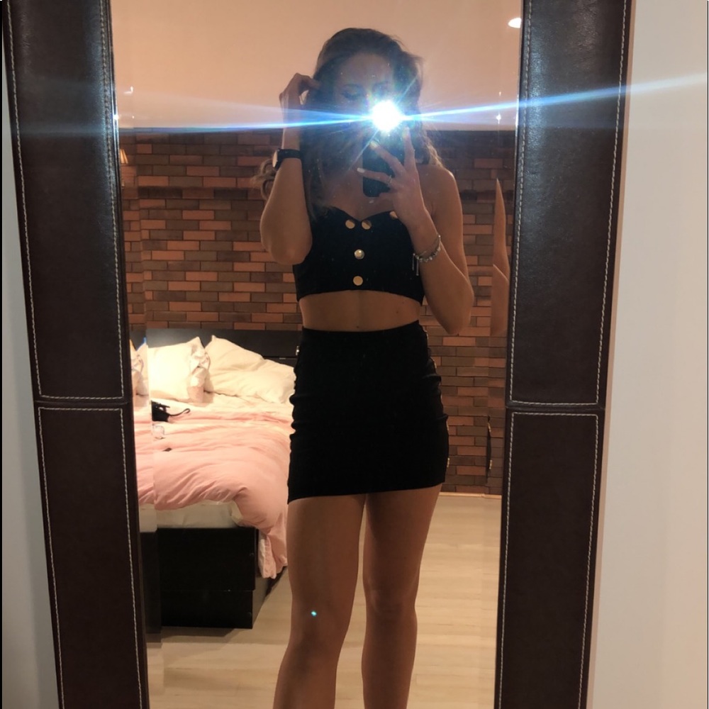Black two piece set